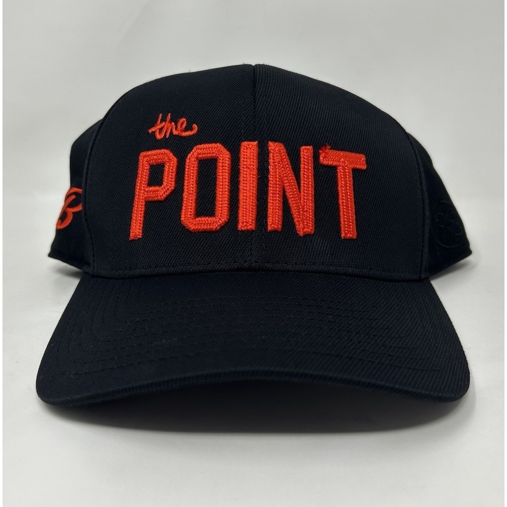Bally's Golf Ferry Point G/Fore Black Red Snapback Hat "The Point"
